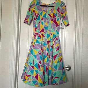 LuLaRoe Nicole Dress Size M
